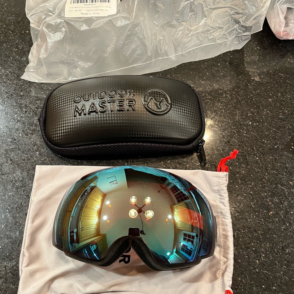 Outdoor master snowboard /ski goggles